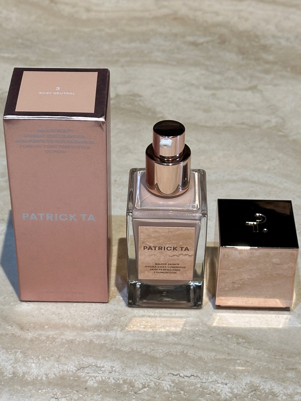 Patrick Ta Major Skin Hydra-Luxe Luminous Skin Foundation 3 Rosy Neutral